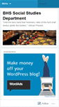 Mobile Screenshot of bhssocialstudiesdepartment.com