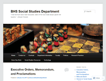 Tablet Screenshot of bhssocialstudiesdepartment.com